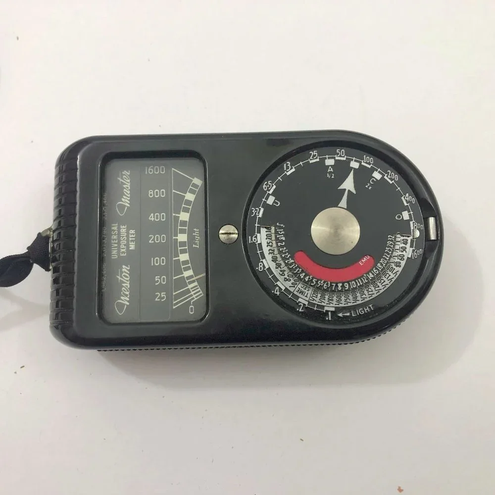 Vintage 1940s Weston Master Universal Exposure Meter Model 715 Original Box